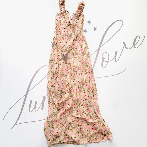 FOR LOVE & LEMONS Emmaline Floral Maxi Dress NWT - Picture 9 of 13
